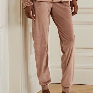 SKIMS Velour Tan Joggers